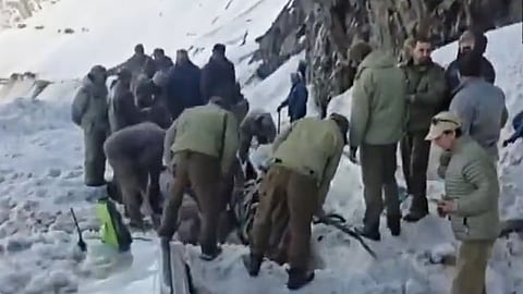 Snow clearance and rescue operations are underway