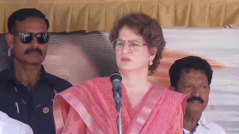 PM Modi a 'coward' who handed India's energy security to US: Priyanka Gandhi