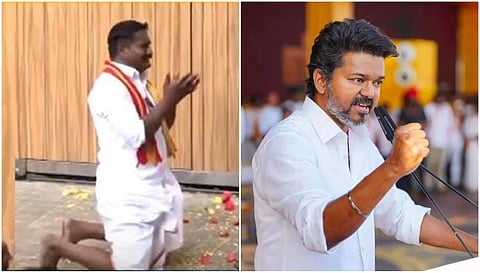 Emotional Thalapathy Vijay's fan breaks down as he offer prayer