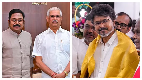 TTV Dinakaran with Governor