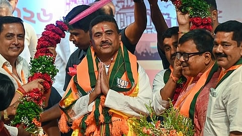 Suvendu Adhikari ahead of oath as first BJP CM of Bengal