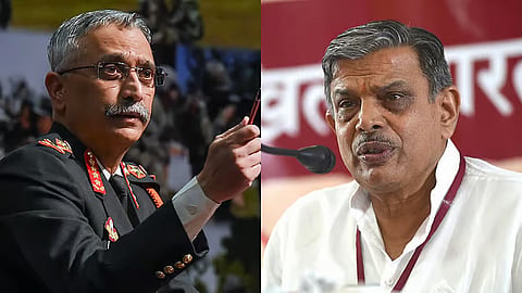 Ex-Army chief Manoj Naravane backs RSS leader's remarks on dialogue with Pakistan