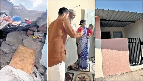 ಬಡವರಿಗಾಗಿ ಮನೆ ನಿರ್ಮಿಸಿದ