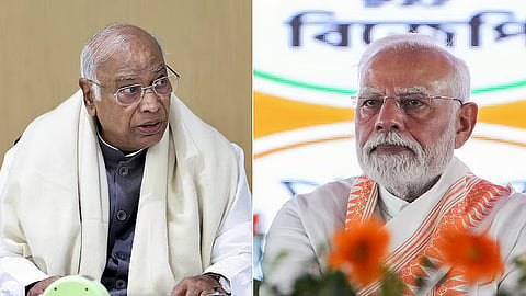 Mallikarjuna kharge and Pm Modi