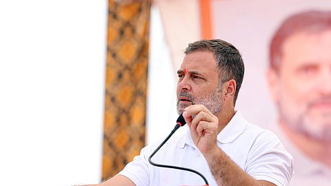Not leadership, but a gimmick': Rahul Gandhi slams PM Modi over "distributing toffees in Italy!"