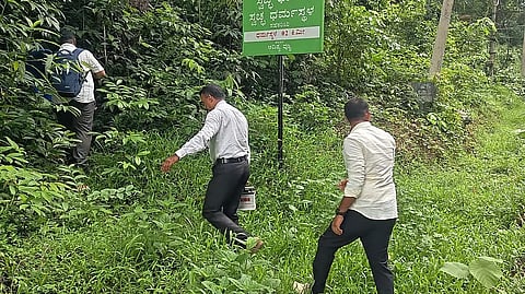 team of forensic experts, on Thursday visited one of the locations