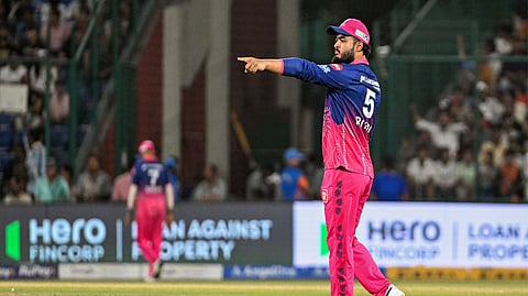 Rajasthan Royals skipper Riyan Parag