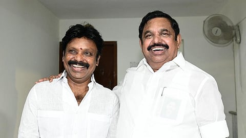 Esakki Subaya with Edapaddi K Palaniswami
