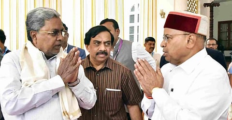 Siddaramaiah and Thawarchand Gehlot