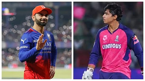 Vaibhav Suryavanshi and Virat Kohli