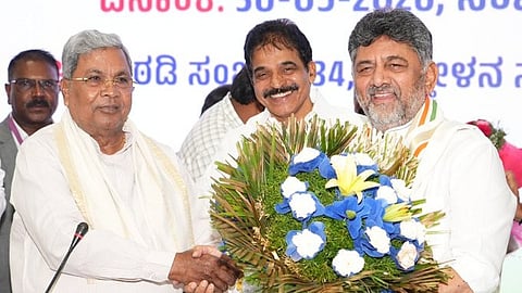 Siddaramaiah with dk shivakumar