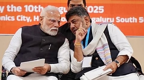 Narendra Modi, DK Shivakumar
