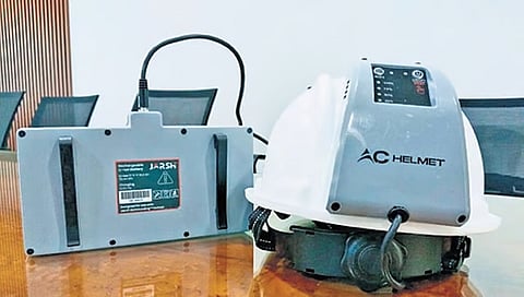 Ac helmet