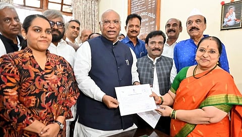 Mallikarjun Kharge thanks Cong party, Karnataka people on RS election