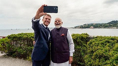 Macron uses Dhurandar's 'Aari Aari' for Modi visit