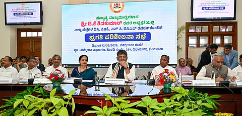 Review meeting under CM D K Shivakumar