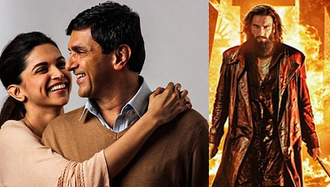 Deepika Padukone with Father Prakash- Dhurandhar Poster