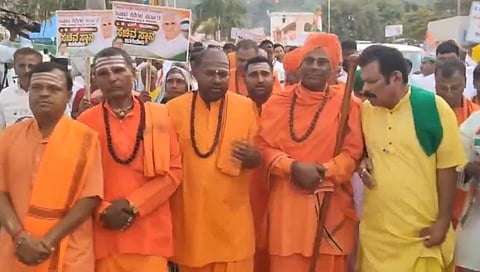 Foot march begins demanding Cabinet berth for Rona MLA G S Patil