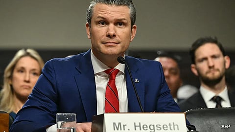 Defence Secretary Pete Hegseth