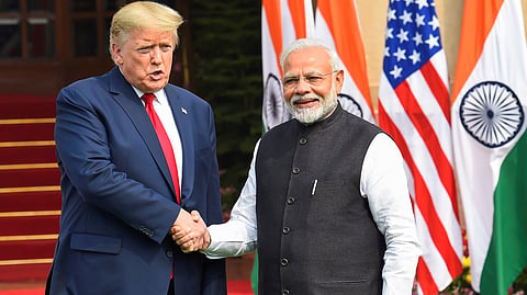 Donald Trup and Narendra Modi