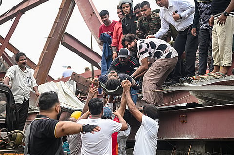 Dozens trapped as under-construction warehouse collapses in Kolkata; rescue efforts underway