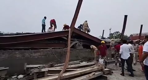 Dozens trapped as under-construction warehouse collapses in Kolkata; rescue efforts underway