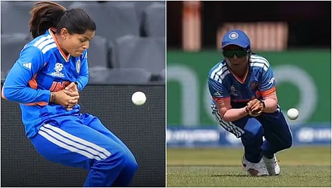 T20 WWC: 4 ಕ್ಯಾಚ್ ಕೈಚೆಲ್ಲಿ ಮತ್ತೆ ಕಳಪೆ ಫೀಲ್ಡಿಂಗ್, ಹೀನಾಯ ದಾಖಲೆ; 137 ರನ್ ಟಾರ್ಗೆಟ್ ಕೊಟ್ಟ ಬಾಂಗ್ಲಾ, Video!