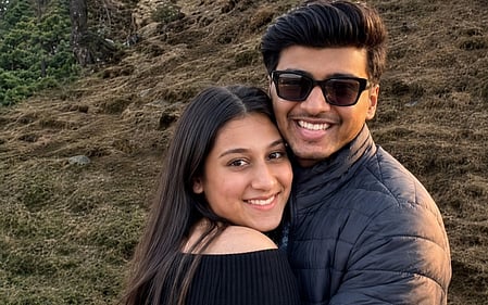 Siya and ketan in Lohagad Fort