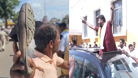 4 Arrested After Slippers Hurled at MLA Pradeep Eshwar