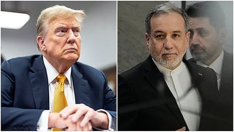 US President Donald Trump-Iranian Foreign Minister Abbas Araghchi