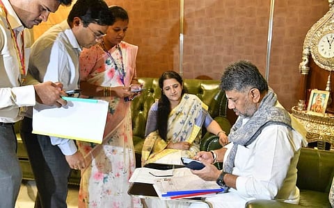 SIR in CM D K Shivakumar house