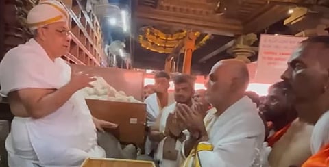 BJP MLA H K Suresh in Dharmasthala