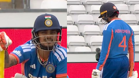 Abhishek Sharma's Reaction Viral After Ishan Kishan's Run Out