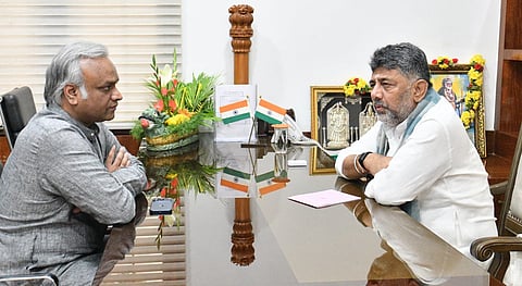 Priyank Kharge met CM D K Shivakumar