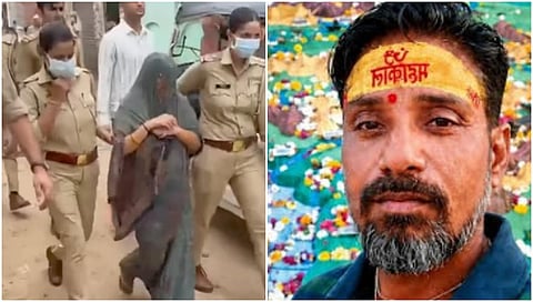 woman held for killing husband, burying body under bathroom floor after murder in Agra
