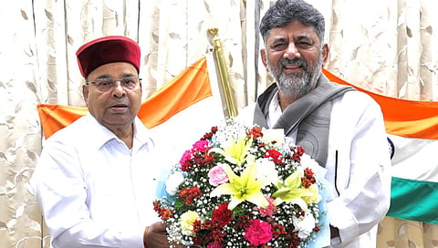 Dk Shivakumar meets governor