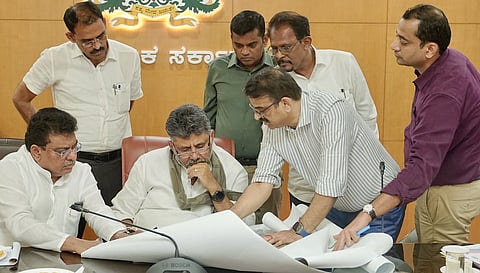 CM D K Shivakumar held meeting about Bengaluru's second airport
