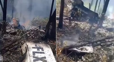 Aeroplane crash