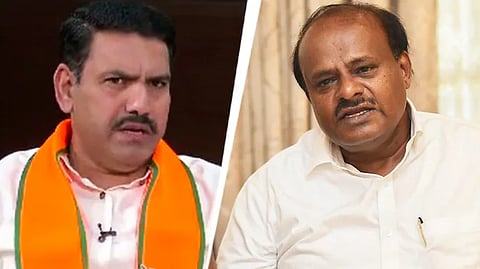 Vijayendra, HD Kumaraswamy