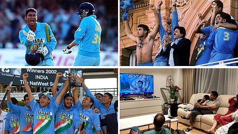 Sourav Ganguly Celebrates NatWest Trophy Triumph with Family at Home
