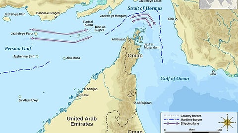 vessels moving via Hormuz