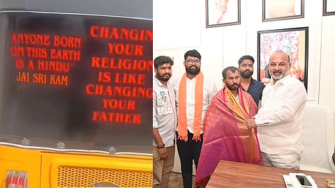 Telangana Auto Driver Faces Heat Over Sanatana Dharma Slogans