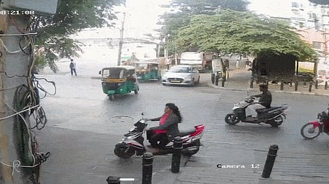 elderly man was fatally struck by a tanker hits him in Yelahanka