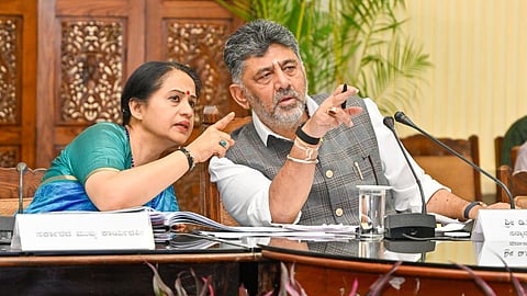 CM DK Shivakumar and shalini rajneesh