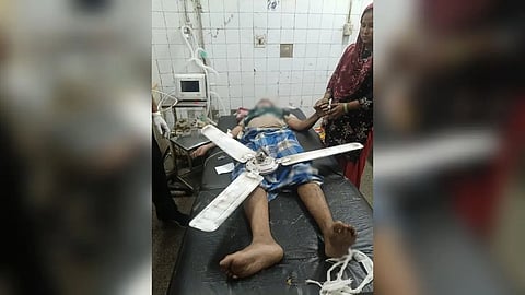 Ceiling Fan Falls On Patients Bed