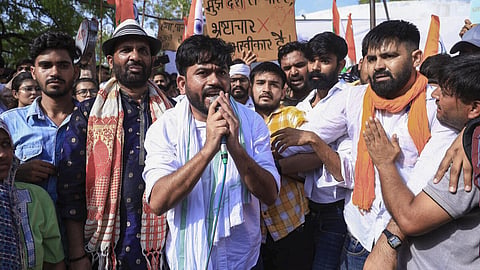 Congress-led Opposition members demanded discussions