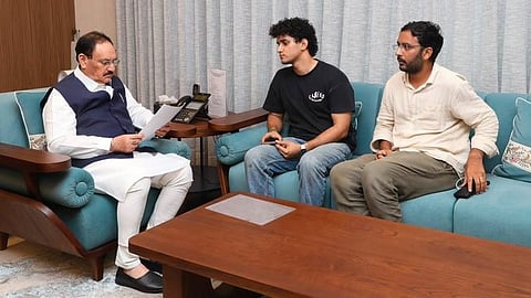 CJP spokespersons met JP Nadda