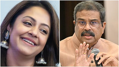 jyothika and dharmendrapradhan