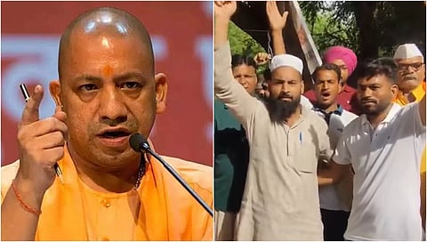 Yogi Adityanath-Mohd Junaid-Abhijeet Dipke
