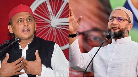 Akhilesh yadav- Asaduddin Owaisi